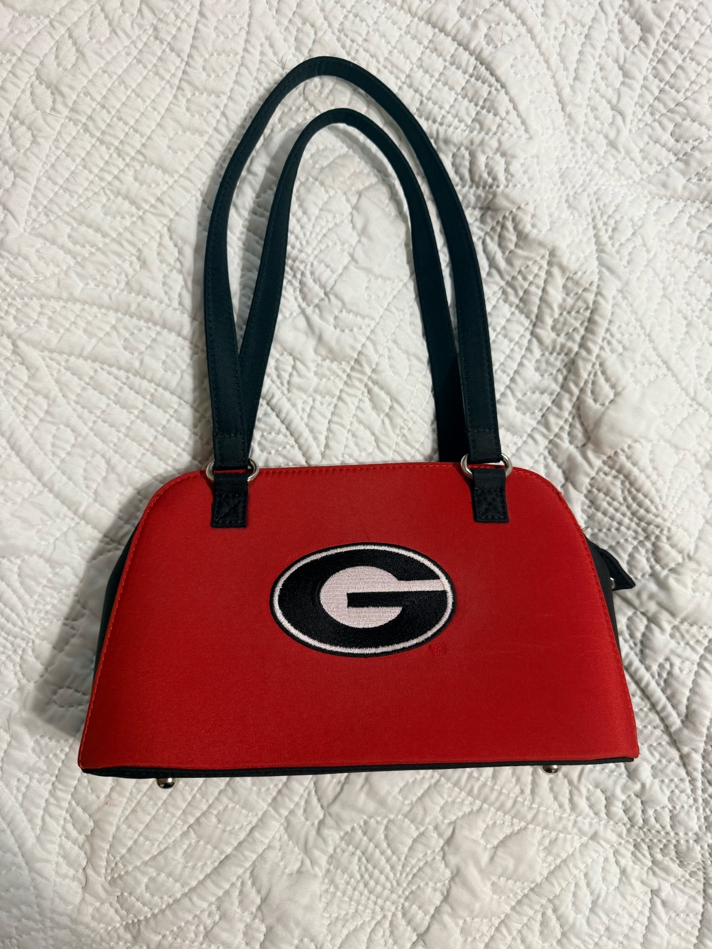 Sandol Georgia Bulldogs UGA Red Black Handbag Purse Game Day